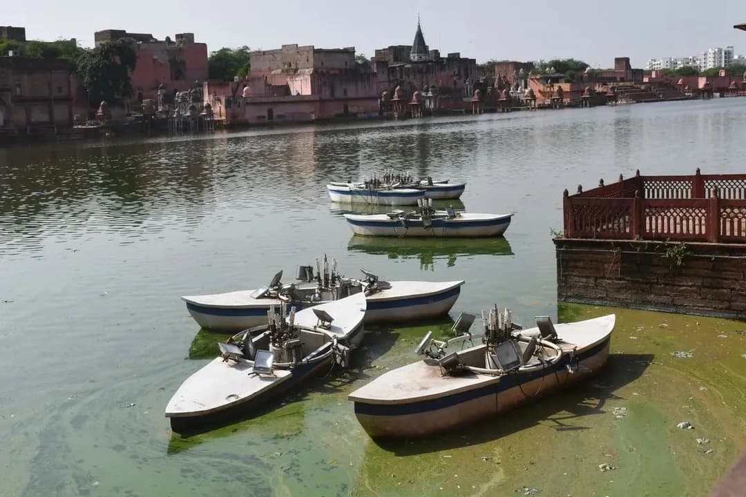 मचकुंड सरोवर की रौनक घटी, फव्वारे और शो बंद