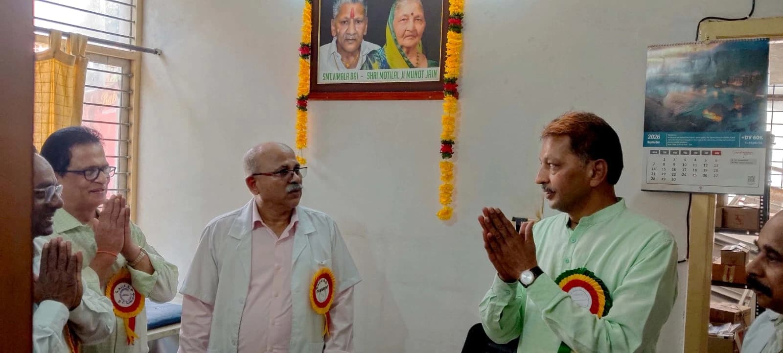 श्रीरामपुरम में आयोजित निःशुल्क स्वास्थ्य शिविर में सैकड़ों की जांच